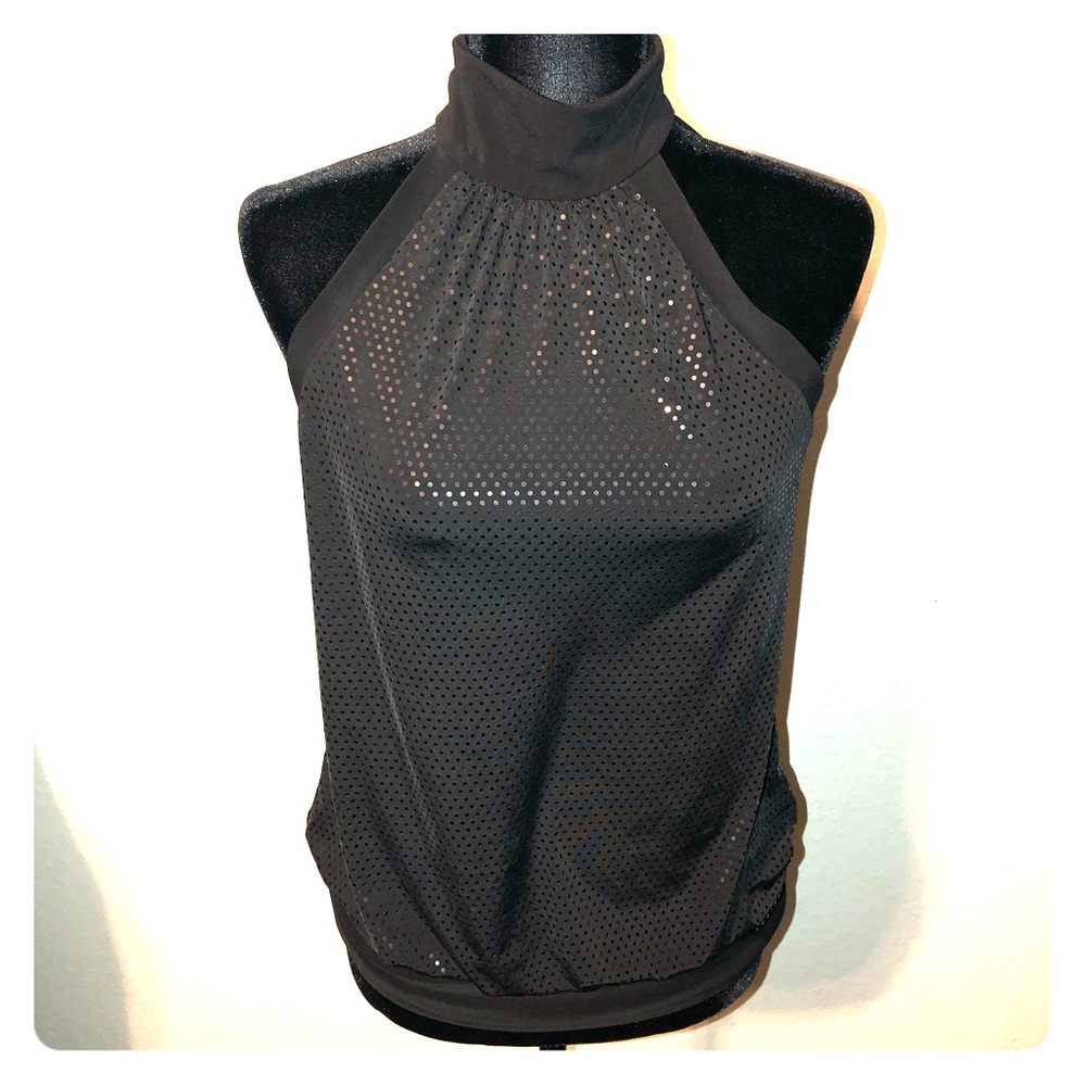 Black Halter Neck Top